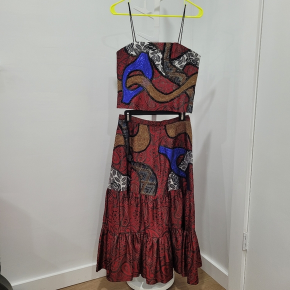 KOOS Dresses & Skirts - KOOS van den akker 2 Piece Top and Skirt 80s